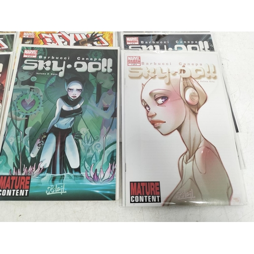 127 - Marvel Comics to include 2008 Sky Doll (5), Namora 2010 No1 Variant Edition plus 2008 New Exiles Nos... 