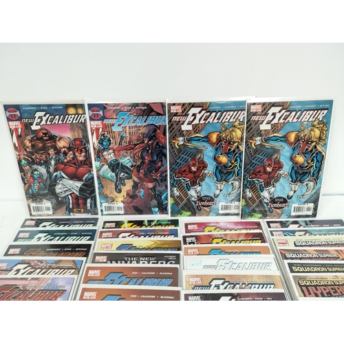 128 - Marvel Comics to include 2006 New Excalibur Nos 1, 2, 4x2, 5 - 23 plus 2007 Squadron Supreme, 2007 H... 
