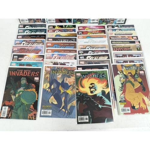 128 - Marvel Comics to include 2006 New Excalibur Nos 1, 2, 4x2, 5 - 23 plus 2007 Squadron Supreme, 2007 H... 