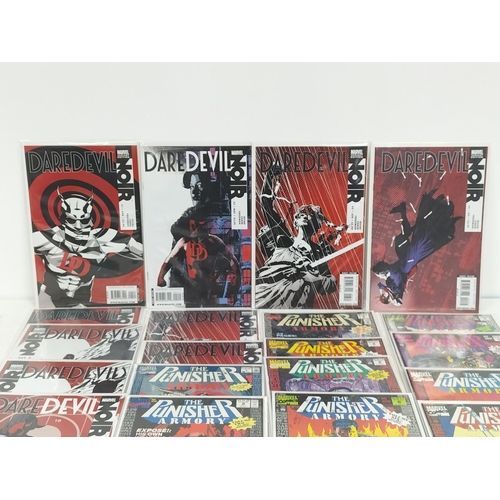 141 - Marvel Comics Daredevil Noir 2009 (10) to include 1x2 Variants, 2, 2x2 Variants, 3, 3x3 Variants, 4 ... 