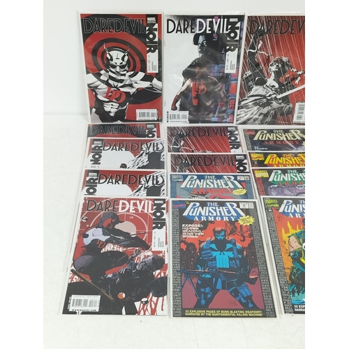 141 - Marvel Comics Daredevil Noir 2009 (10) to include 1x2 Variants, 2, 2x2 Variants, 3, 3x3 Variants, 4 ... 
