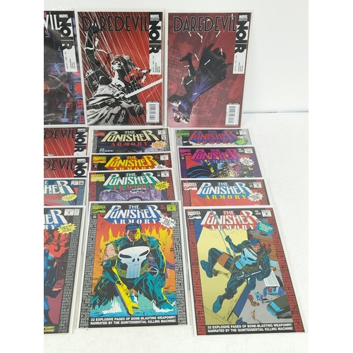 141 - Marvel Comics Daredevil Noir 2009 (10) to include 1x2 Variants, 2, 2x2 Variants, 3, 3x3 Variants, 4 ... 