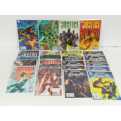 142 - DC Comics D.C.Justice 2005 Limited Run 1-12 Complete plus Marvel Punisher:Dark Reign 2009 Limited Ru... 