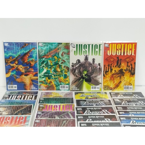 142 - DC Comics D.C.Justice 2005 Limited Run 1-12 Complete plus Marvel Punisher:Dark Reign 2009 Limited Ru... 