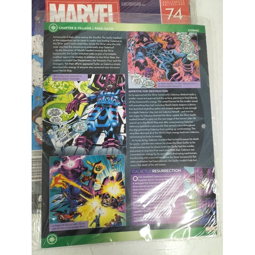 143 - 10 x Marvel Collector Tins plus a Collection of Fact File Magazines.