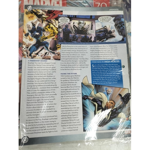 143 - 10 x Marvel Collector Tins plus a Collection of Fact File Magazines.