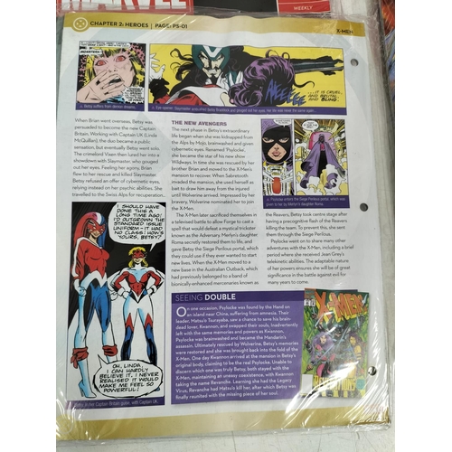 143 - 10 x Marvel Collector Tins plus a Collection of Fact File Magazines.