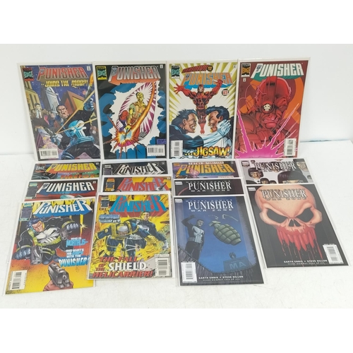 144 - Marvel Comics 2009 Punisher War Zone Nos 1-4 plus 1995 Punisher Joins the Mob Nos 2-12. Bagged and B... 