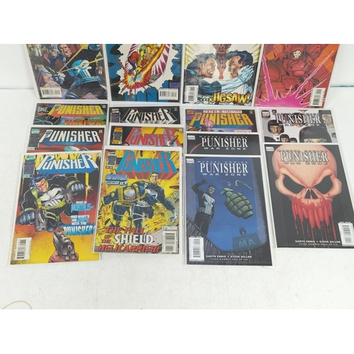 144 - Marvel Comics 2009 Punisher War Zone Nos 1-4 plus 1995 Punisher Joins the Mob Nos 2-12. Bagged and B... 