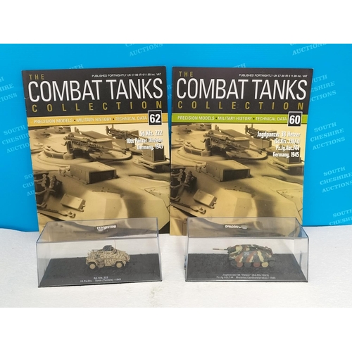 Cased DeAgostini The Combat Tanks Collection 1:72 Scale Vehicles with ...