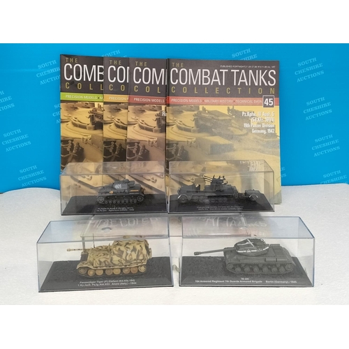 Cased DeAgostini The Combat Tanks Collection 1:72 Scale Vehicles with ...