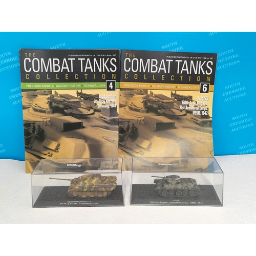 Cased DeAgostini The Combat Tanks Collection 1:72 Scale Vehicles with ...
