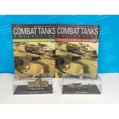 Cased DeAgostini The Combat Tanks Collection 1:72 Scale Vehicles with ...