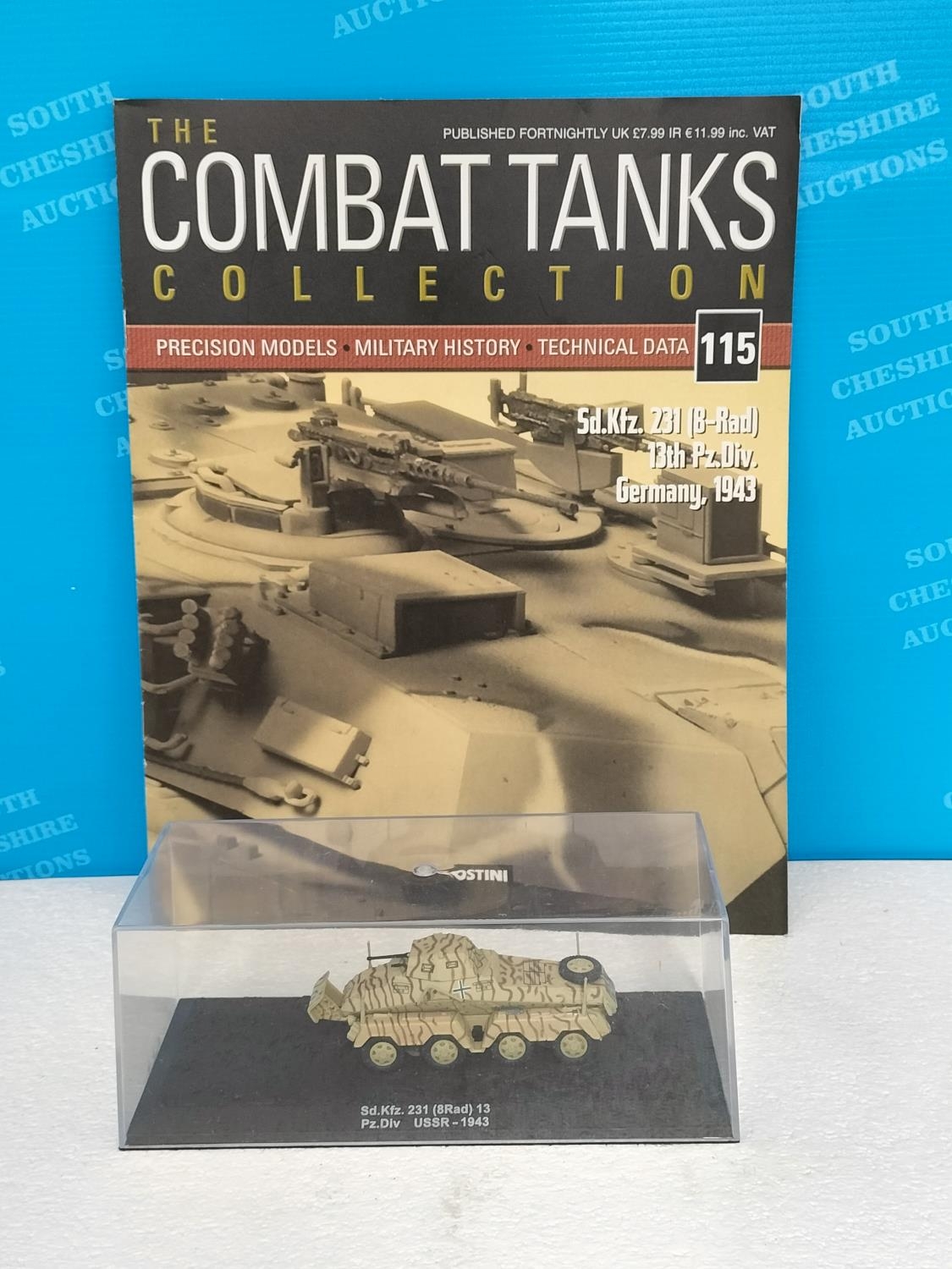 Cased DeAgostini The Combat Tanks Collection 1:72 Scale Vehicles with ...