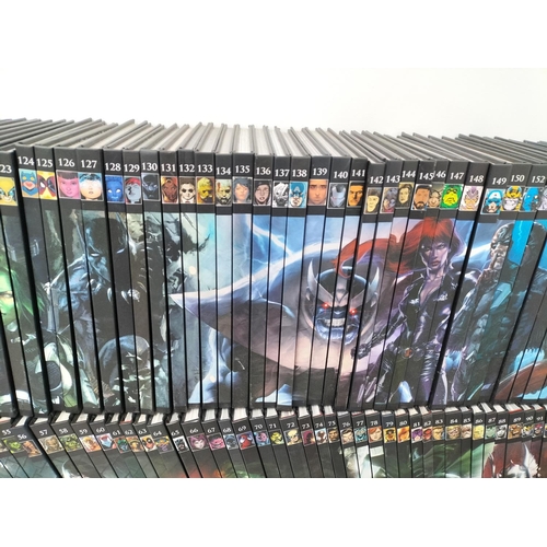 100A - Complete Set Nos 1 - 160  Marvel Hardback  Ultimate Graphic Novels Collection, Black Cover.