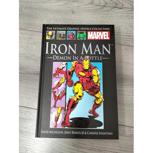 100A - Complete Set Nos 1 - 160  Marvel Hardback  Ultimate Graphic Novels Collection, Black Cover.