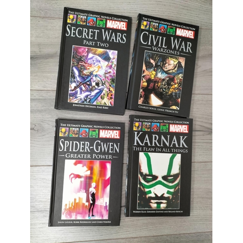 100A - Complete Set Nos 1 - 160  Marvel Hardback  Ultimate Graphic Novels Collection, Black Cover.