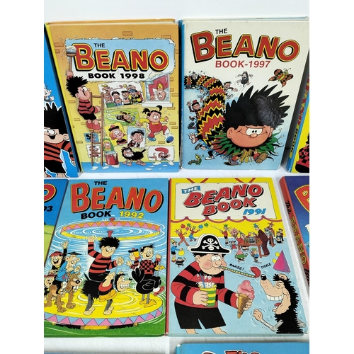 Collection of 21 x Beano Annuals 1979 - 2000.