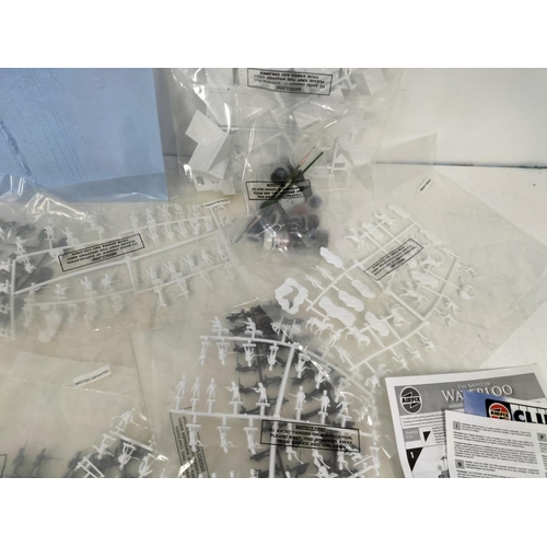 135A - Boxed AIRFIX 1:72 Scale A50048 'Battle of Waterloo 18 June 1815' Model Kit. Box Opened, Contents Sea... 