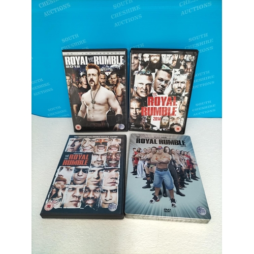 15A - Collection of 14 x Wrestling Annuals (13 x WWE 2009 - 2013 and 1 x ITV Wrestling), Posters (2), Boxe... 