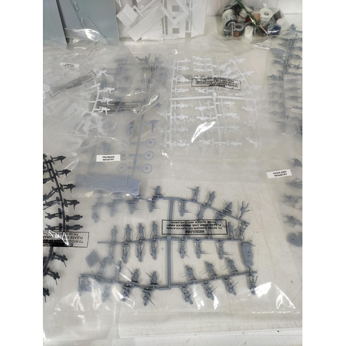 35A - Boxed AIRFIX 1:72 Scale A50048 'Battle of Waterloo 18 June 1815' Model Kit. Box Opened, Contents Sea... 