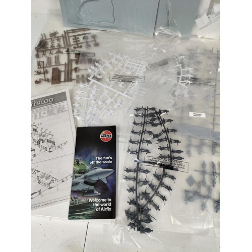 35A - Boxed AIRFIX 1:72 Scale A50048 'Battle of Waterloo 18 June 1815' Model Kit. Box Opened, Contents Sea... 