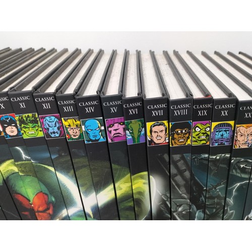 130A - Marvel Classic Ultimate Graphic Hardback Novels Nos 1 - 40 Complete.