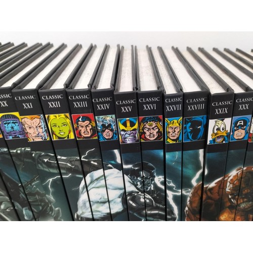 130A - Marvel Classic Ultimate Graphic Hardback Novels Nos 1 - 40 Complete.
