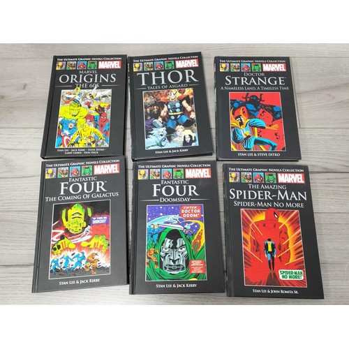 130A - Marvel Classic Ultimate Graphic Hardback Novels Nos 1 - 40 Complete.