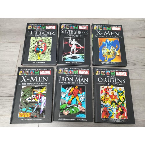 130A - Marvel Classic Ultimate Graphic Hardback Novels Nos 1 - 40 Complete.