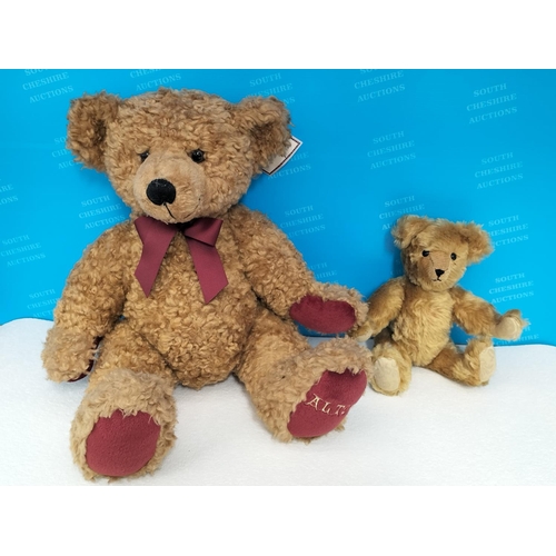 120A - Russ 'Alton Towers' 49cm Jointed Teddy Bear plus a Small 27cm Jointed Teddy Bear.