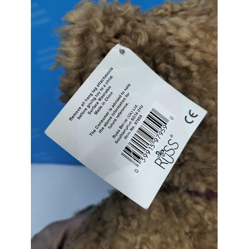 120A - Russ 'Alton Towers' 49cm Jointed Teddy Bear plus a Small 27cm Jointed Teddy Bear.