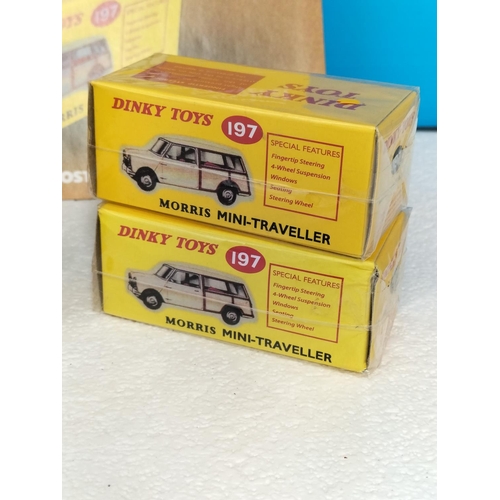 40A - 8 x Dinky Toys Morris Mini Travellers with Magazines.