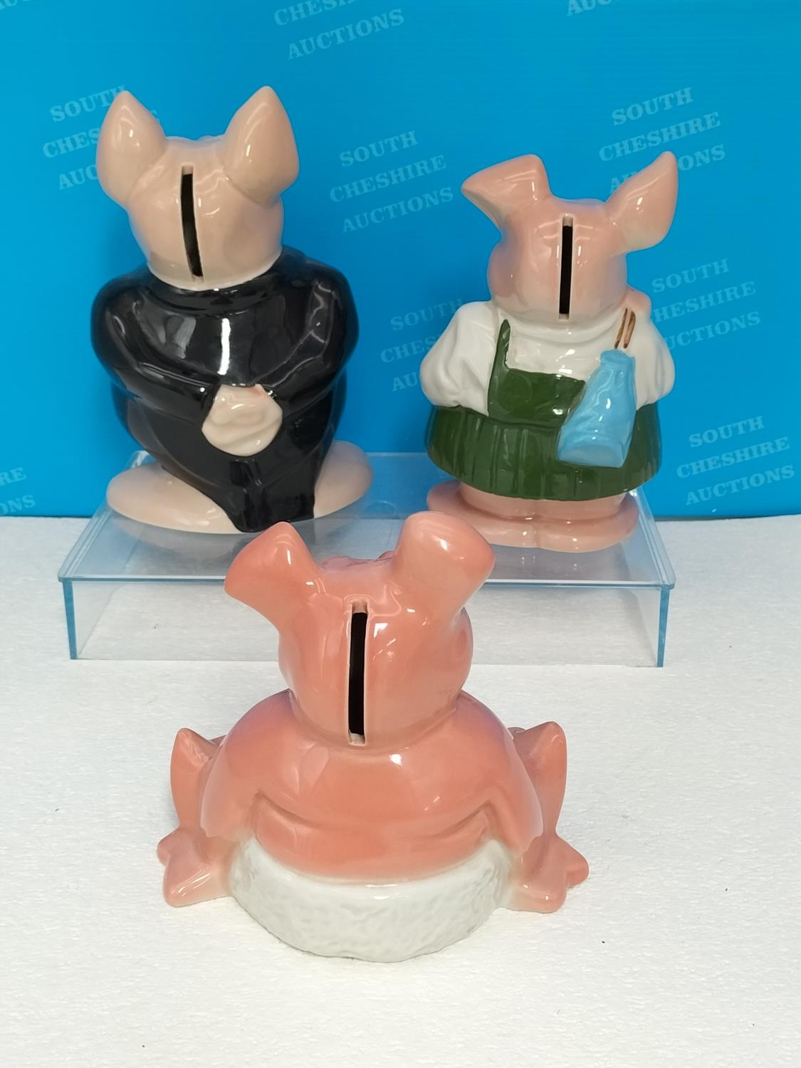 Set of 5 Wade Nat West Pig Money Boxes with Original Stoppers. Tallest ...