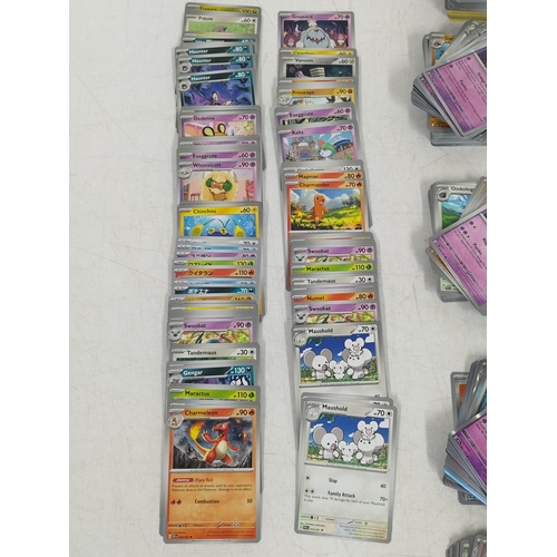 262 - Extensive Collection of over 1,000 Pokemon Cards including Holographics, Rares, Reverse Holos from V... 