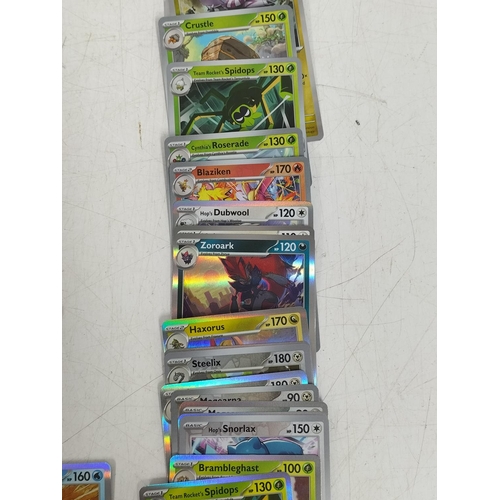 263 - Large Collection of Over 150 All Holographic Pokemon Cards including Black Star Rares and Reverse Ho... 