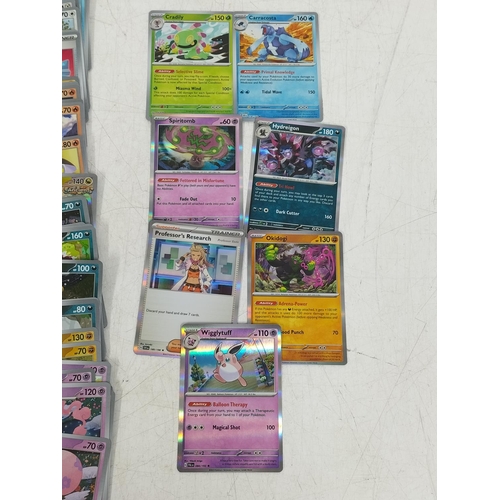264 - Large Collection of 150+ All Holographic Pokemon Cards including Black Star Rares and Reverse Holos.