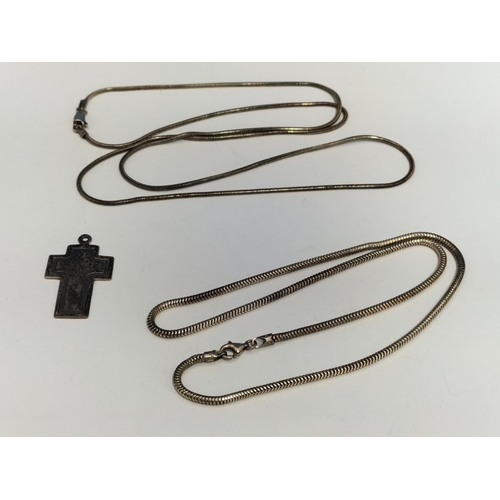 125 - Silver 925 Chains (2) 26