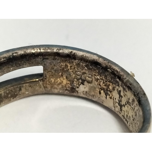 148 - Silver 925 Rings (3), Sizes N & O. Weight 15.4 Grams.