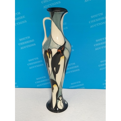 21 - Boxed Moorcroft 'Pole to Pole' 32cm Ewer by Kerry Goodwin. Dated 2007 to Base. Red Dot.