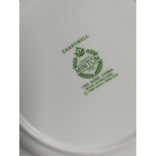 23 - Minton China 'Chartwell' 23cm Rimmed Bowls (6).