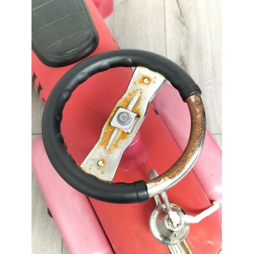 255 - Retro Style Sit on Fire Engine. 35cm High x 70cm.