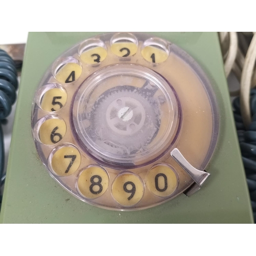 258 - Collection of Vintage 1960's Telephones plus a 1980's British Telecom Freeway Cordless Phone. All Un... 