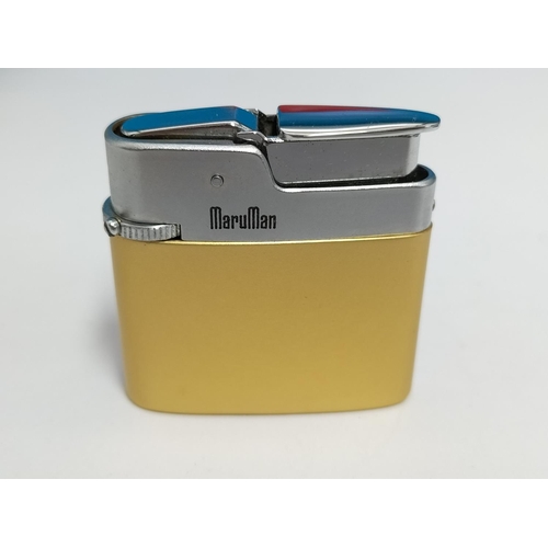 259 - Vintage Colibri Monopol Lighter plus a Maruman GL35 Lighter. Boxed/Cased.