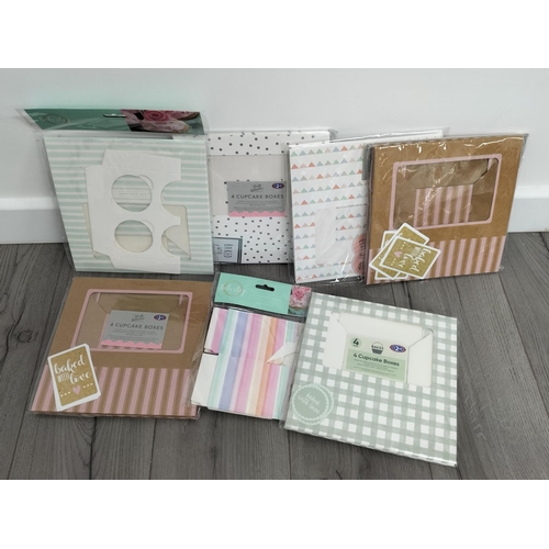 265 - Collection of Baking/Cake Items to include Baking Tins, Display Stands with Covers, Gift Boxes and B... 