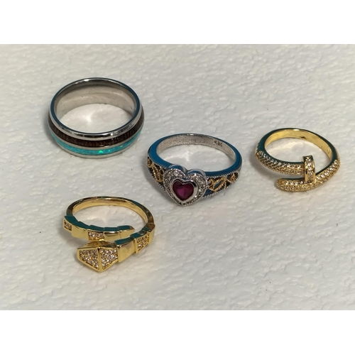 266 - Costume Dress Rings (4).