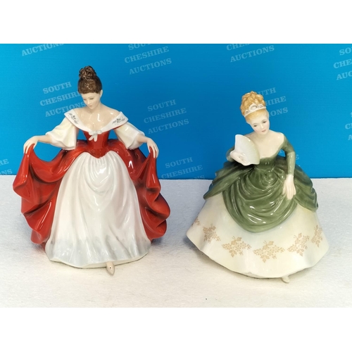 270 - Royal Doulton Lady Figures (2), 'Soiree' HN 2312 and 'Sara' HN 2265. Tallest 24cm.