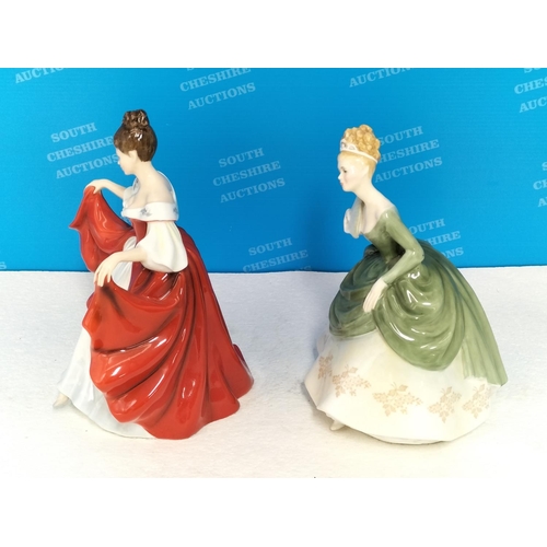 270 - Royal Doulton Lady Figures (2), 'Soiree' HN 2312 and 'Sara' HN 2265. Tallest 24cm.