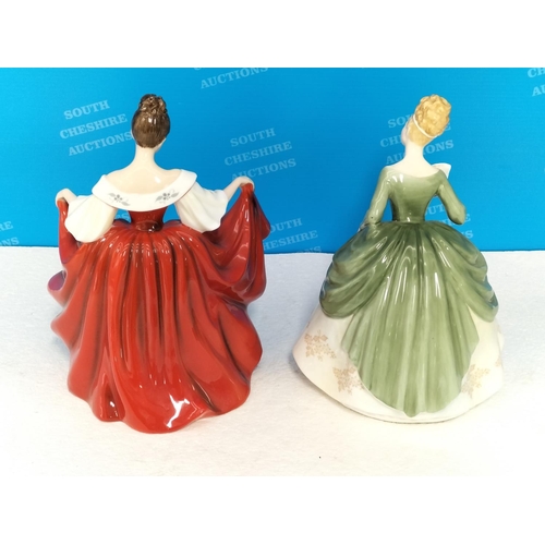 270 - Royal Doulton Lady Figures (2), 'Soiree' HN 2312 and 'Sara' HN 2265. Tallest 24cm.