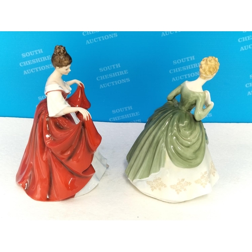 270 - Royal Doulton Lady Figures (2), 'Soiree' HN 2312 and 'Sara' HN 2265. Tallest 24cm.